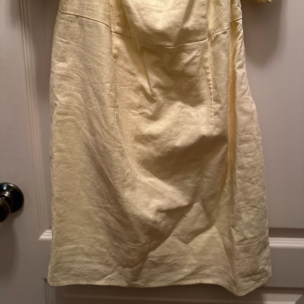 H&M Light Yellow Off-Shoulder Mini Dress - Picture 5 of 11